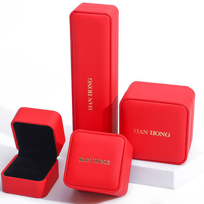comprar Caixa de embalagem de joias de veludo de luxo personalizada para armazenamento de colar e pulseira da Hanhong online manufacture