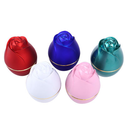 2021 Rose Design LED Light Jewelry Packaging Box para plástico e veludo personalizados