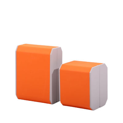 Dimensão personalizada Caixa de jóias de plástico LED personalizada com LED laranja e logotipo do cliente