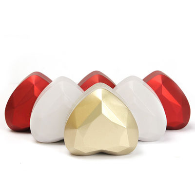 Embalagem personalizável premium em forma de coração com LED para joias, colar e anel com logotipo