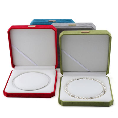 comprar Embalagem personalizada Velvet Pearl Set Metal Display Stand para caixa de segurança de jóias online manufacture
