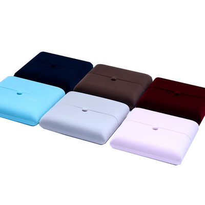 10*10*3cm Hanhong Logotipo personalizado Luxo Embalagem de jóias Caixa Colar de Veludo Anel Pulseira Brincos