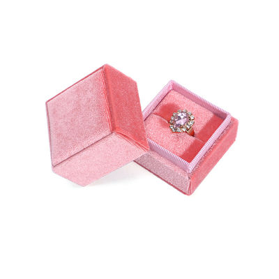 comprar Caixa de presente de joalheria de veludo para casamento e noivado personalizado de luxo Hanhong online manufacture
