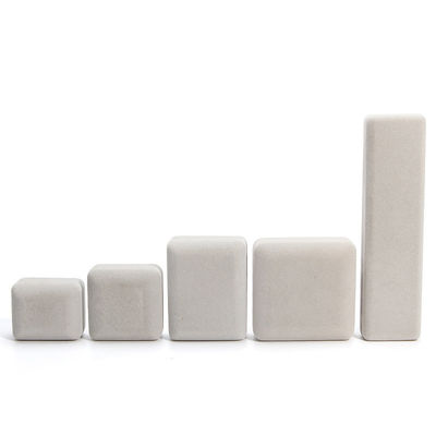 Logotipo Personalização Caixa de embalagem de jóias de veludo para bracelete de grau Anel de colar