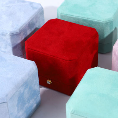 Hanhong Custom Rings Jewelry Box Packaging com tamanho personalizado e logotipo do cliente