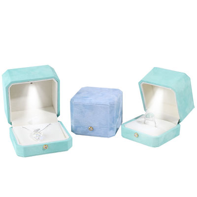 Hanhong Custom Rings Jewelry Box Packaging com tamanho personalizado e logotipo do cliente