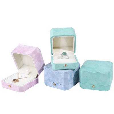 Hanhong Custom Rings Jewelry Box Packaging com tamanho personalizado e logotipo do cliente