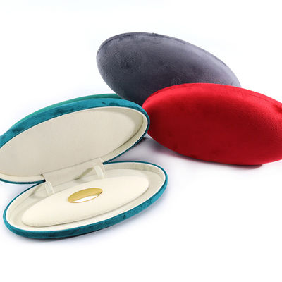 A mais recente caixa de jóias de veludo personalizada para brincos de luxo personalizados colar