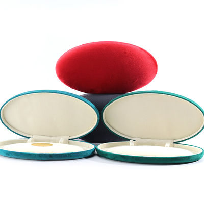 A mais recente caixa de jóias de veludo personalizada para brincos de luxo personalizados colar