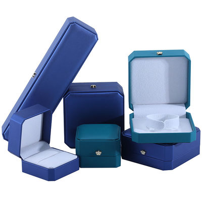 Pacote de jóias em material de couro Hanhong Custom High End caixa de presente para itens de luxo