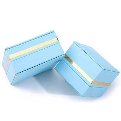Pacote de jóias Pulseira de luz LED com brincos cinza e anel em caixa personalizada
