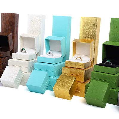 comprar Caixas de jóias Material Papel Veludo Mais recente estilo para brincos Colares e anéis online manufacture