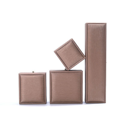 comprar Logotipo personalizado Caixa de jóias de couro PU para anel de casamento Colar de pulseira de Hanhong online manufacture