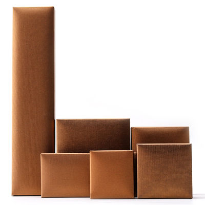 Logotipo personalizado Caixa de papel de jóias para brincos Colar de pendente Anel 9x9x3cm