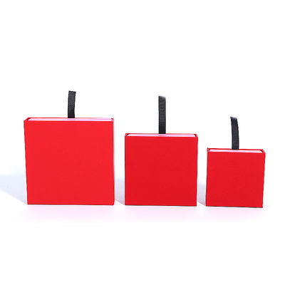 caixa de display de jóias de cores personalizadas caixa de armazenamento para anéis e brincos