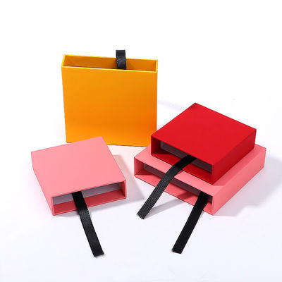 caixa de display de jóias de cores personalizadas caixa de armazenamento para anéis e brincos