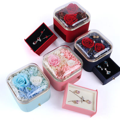 comprar Tamanho personalizado Caixa de flores Caixa de jóias Rose Design para o Dia dos Namorados presente online manufacture