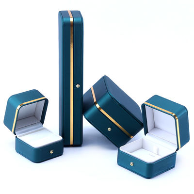 10*10*5,5cm Caixa de joias de couro de luxo feita à mão para acessórios finais Made in Hanhong