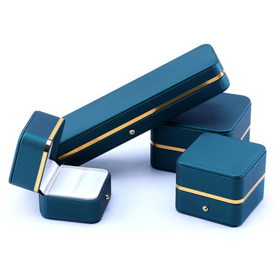 10*10*5,5cm Caixa de joias de couro de luxo feita à mão para acessórios finais Made in Hanhong