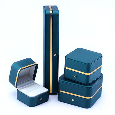 10*10*5,5cm Caixa de joias de couro de luxo feita à mão para acessórios finais Made in Hanhong