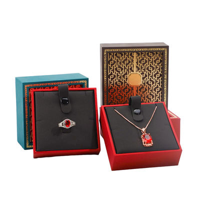 Elegante Caixa de Embalagem de jóias personalizada para colares e pulseiras