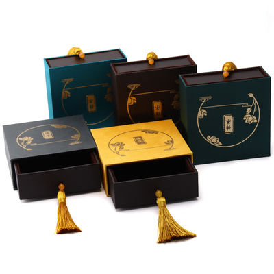 comprar Caixinha de embalagem de joias de luxo de estilo chinês com decoração de talud online manufacture