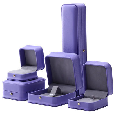 comprar Caçador de olhos Purple Soft Velvet Jewelry Storage Box Pacote para Pendente de Anel online manufacture