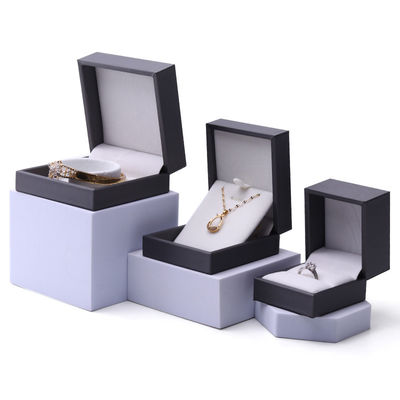 comprar Soft Touch Brush Finishing PU Couro Embalagem de jóias Box Set Organizador de luxo online manufacture