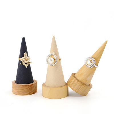 comprar Compacto Cone em forma de pulseira de madeira Display Stand para exibição de relógio de pulseira online manufacture