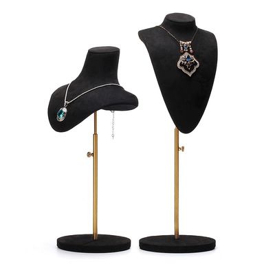 comprar Multi Dimensões Soft Velvet Cover Jewelry Display Bust Pendant Stand Exposição online manufacture