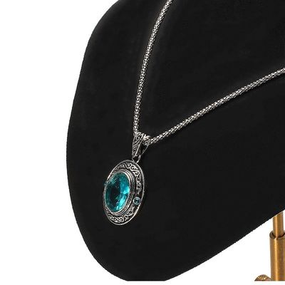 Multi Dimensões Soft Velvet Cover Jewelry Display Bust Pendant Stand Exposição