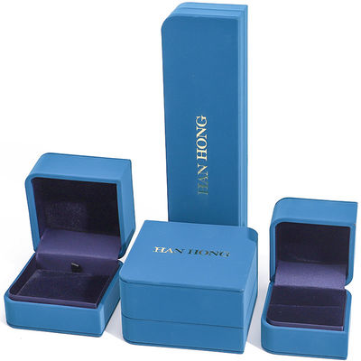 comprar Caixa de armazenamento de jóias em couro em forma de diamante de PU para embalagem de pingentes de anel online manufacture