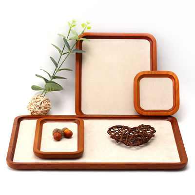 comprar Tray de visualização de jóias de madeira maciça durável online manufacture