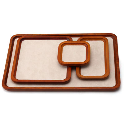 Tray de visualização de jóias de madeira maciça durável
