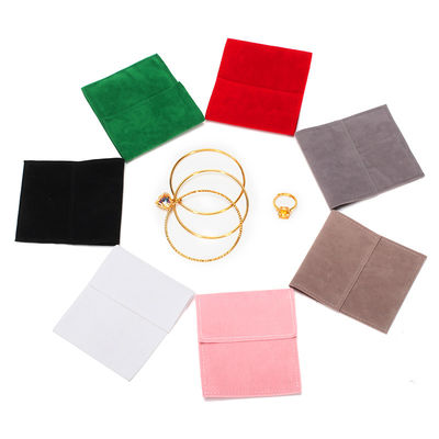 OEM Discreto Supply Poças de jóias de veludo leve para orelhas Anéis Studs menina