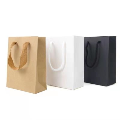 Bolsa de papel de cartão adaptável de joalharia de luxo de armazenamento Custom Logo