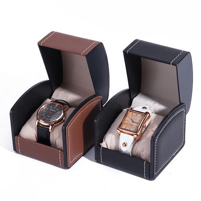 comprar Flip Open Deluxe Casca de relógio de couro feito à mão Tesouro Embalagem Cobertura do relógio online manufacture
