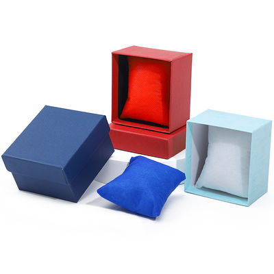 comprar Caixa de relógio de papel de grãos de fenda única com almofada desmontável online manufacture