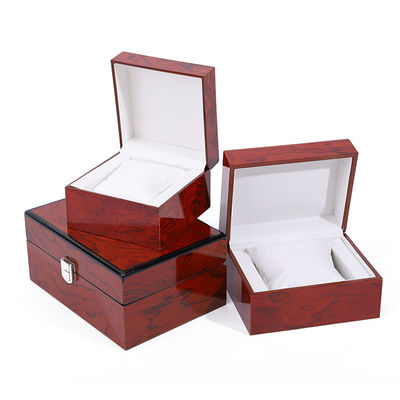 comprar Exquisita caixa de guarda de relógio de luxo de madeira brilhante customizavel online manufacture
