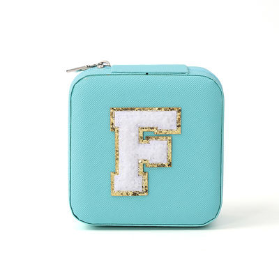 comprar Caso de viagem organizador de jóias azul celeste portátil online manufacture