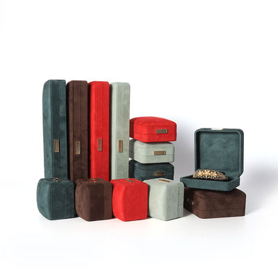 Hign end flanela luxuosa veludo Joalharia Caixa para pulseira Colarinho anel Brinco