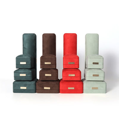 Hign end flanela luxuosa veludo Joalharia Caixa para pulseira Colarinho anel Brinco