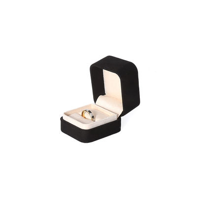Big Jewelry Set Necklace Bracelet Earrings Ring Packaging Handmade Square Velvet Black Jewelry Box With Logo