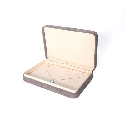 Caixa de Embalagem de jóias Premium Cinza Custom Hign End Big Jewelry Set Necklace Bracelet Earrings Ring Embalagem