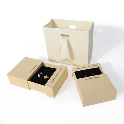 China fabricação por atacado de alta qualidade colarinho brincos pulseira caixa de anel embalagem de jóias personalizado personalizado cartão de papel eco-friendly drawer amarelo caixa de jóias com logotipo
