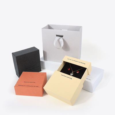 China fabricação por atacado de alta qualidade colarinho brincos pulseira caixa de anel embalagem de jóias personalizado personalizado Eco Amigável Caixa de Papel de Papel Caixa de jóias com logotipo