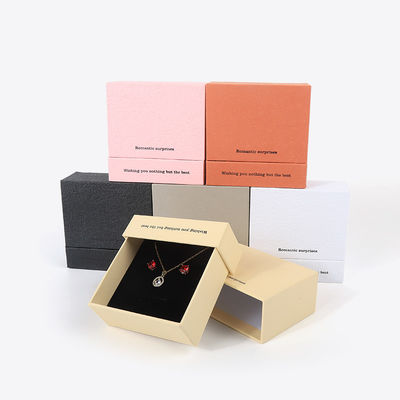 China fabricação por atacado de alta qualidade colarinho brincos pulseira caixa de anel embalagem de jóias personalizado personalizado Eco Amigável Caixa de Papel de Papel Caixa de jóias com logotipo