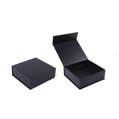 Fabricação por grosso de alta qualidade Caixa Magnética de Presente Embalagem Logotipo personalizado luxo Eco Amigável Papel de Papelão Preto Caixa Magnética de Joias