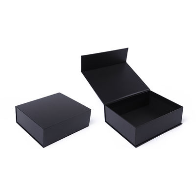 Fabricação por grosso de alta qualidade Caixa Magnética de Presente Embalagem Logotipo personalizado luxo Eco Amigável Papel de Papelão Preto Caixa Magnética de Joias