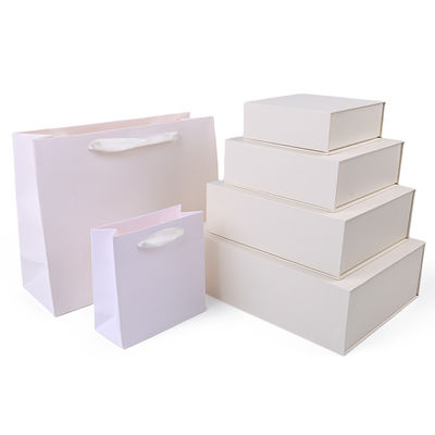 Fabricação por atacado de alta qualidade Embalagem de caixa de presente magnética Logotipo personalizado luxuoso Ecológico Papelão Papel Branco Caixa de joias magnética
